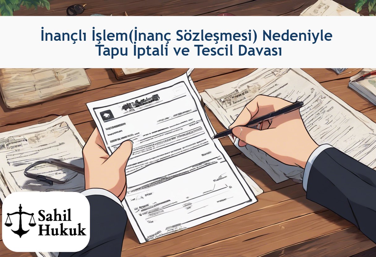 İnançlı İşlem(İnanç Sözleşmesi) Nedeniyle Tapu İptali ve Tescil Davası 2024